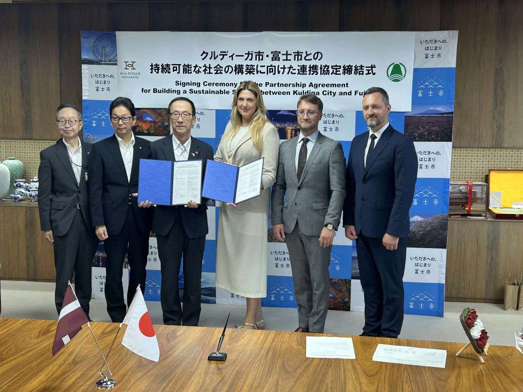 Kuldīga City and Fuji City Forges&nbsp;Partnership